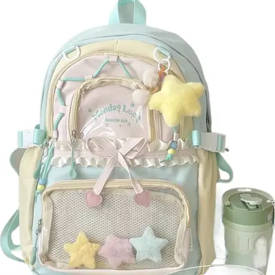 Girls' Backpack for Middle and High School, Large Capacity - 6