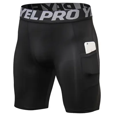 Men's Fitness Shorts with Pockets, Quick-Dry, Stretch, Model 1084 - 6
