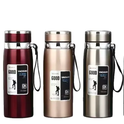 Stainless Steel Insulated Bottle, Large Capacity, Portable for Car and Outdoor - 6