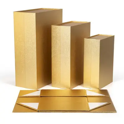 White Art Paper Folding Gift Box for Cosmetics, Colour Packaging Box - 8