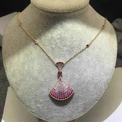 White mother-of-pearl necklace collarbone chain - 7