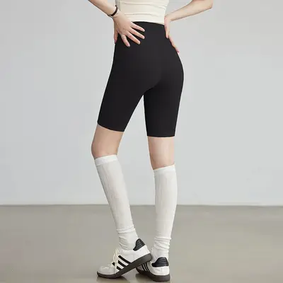 瑜伽裤女高腰提臀紧身速干运动短裤可外穿跑步骑行健身服五分裤夏 - 10