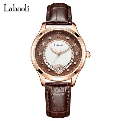 Labaoli mechanical women's watch, waterproof butterfly buckle - 6