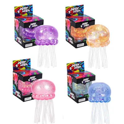 Slow-rebound stress relief squeeze toy, jellyfish design