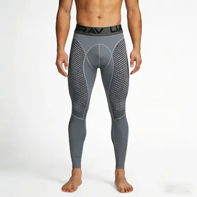 Herren Fitnesshose, Stretch, schnelltrocknend, Kompression - 7