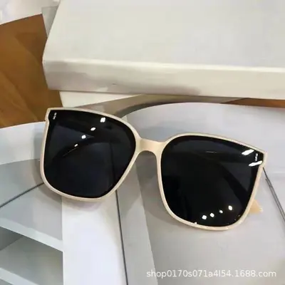 Metal Frame Polarized Sunglasses, Black - 8