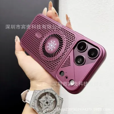 iPhone 17 Pro Max case, honeycomb cooling, mesh pattern, soft touch - 10