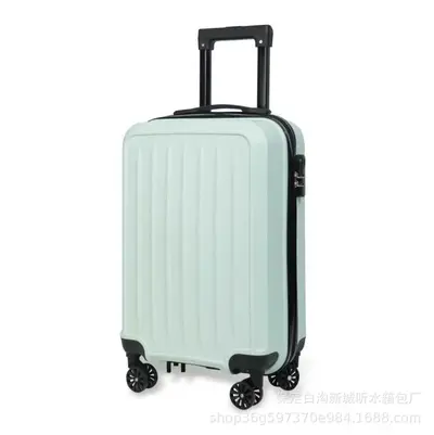 20 Inch Vertical Stripe Matte Lightweight Durable Trolley Suitcase - 4