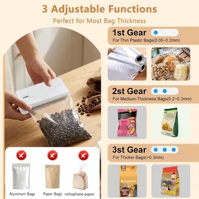 Mini kare ısıl yapıştırma makinesi, plastik torba yapıştırma - 3