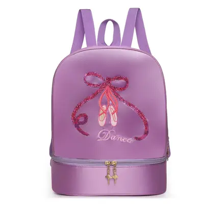 Children's Dance Backpack with Separate Shoe Compartment - 11