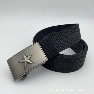 Herren-Nylon-Canvas-Taktikgürtel mit Automatikschnalle - 7