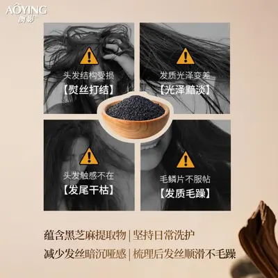 Black Sesame Nourishing Shampoo 750ml - 4