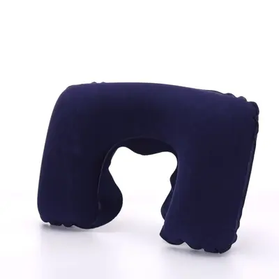 PVC Kadife Şişirilebilir U Şeklinde Yastık Boyun Yastığı Seyahat U Şeklinde Yastık Yaşlık Havacılık Yastığı Uçak Yastığı Seyahat Yastığı Şişirilebilir Boyun Yastığı - 9