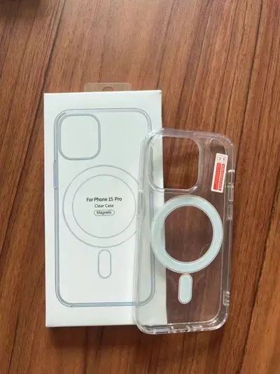 Magsafe Magnetic Phone Case for Apple 17 Transparent Acrylic 16pro Full Coverage iPhone 15 Phone Case - 8