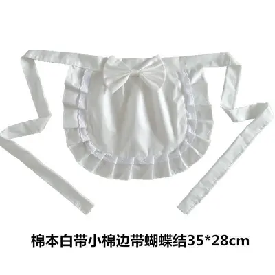 厂家批发儿童围裙百搭白棉半身无袖配洋服公主代发