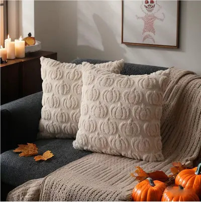 Grenzüberschreitendes Halloween-Kürbis-Gespenster-Kissenbezug Plüsch-Kissen Ins-Dekorationskissen lustige Feiertagsdeko Wohnzimmer - 10