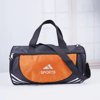 Wholesale men's fitness bag, yoga training sports bag, daily and versatile outdoor waterproof and wear-resistant large capacity travel bag - 8