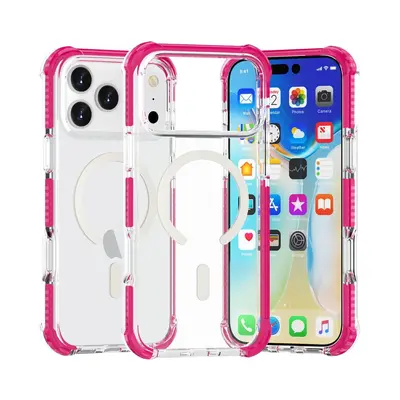 iPhone 18 Pro Max akrilik şeffaf manyetik kılıf, MagSafe uyumlu, hava yastıklı - 13