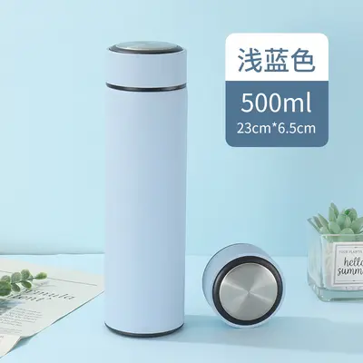 Insulated water bottle for women, elegant wholesale smart temperature indicator 316 stainless steel thermos cup, 304 special compact pocket cup. - 10