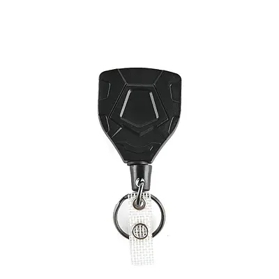 Retractable Snap Hook Keychain with Coated Steel Wire Rope, Outdoor Fishing