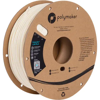 PolyLite LW-PLA Lightweight Foamed PLA 3D Printing Filament 1.75mm 800g - 7