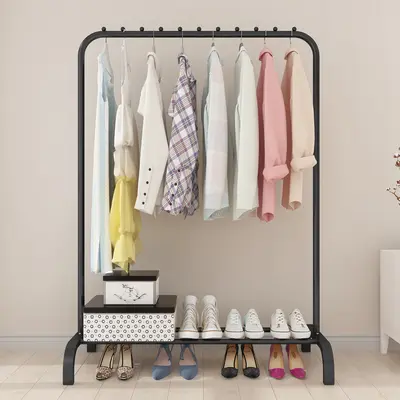 Freestanding Clothes Rack for Bedroom, Simple Coat Rack