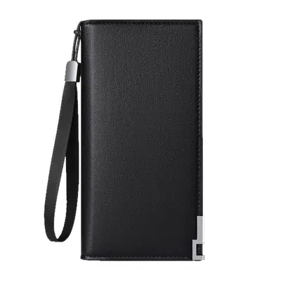 Large Capacity Long Zipper Men's Wallet with Coin Pocket - 5