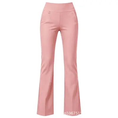 Damen-Yogahose mit hohem Bund und Taschen, elastisch, schmale Passform - 10