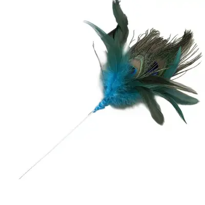 Feather Cat Teaser Wand, DIY Christmas Tree Ornament Craft Material