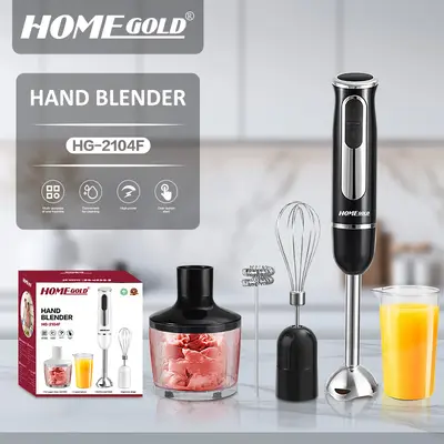 Ev Kullanımı Paslanmaz Çelik Bıçaklı Elektrikli Çok Fonksiyonlu Blender Meyve Suyu Sıkacağı Bebek Maması Hazırlama Cihazı Çok Amaçlı El Tipi Mutfak Robotu - 12