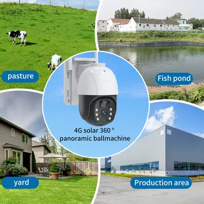 Solar powered night vision camera WiFi with audio intercom