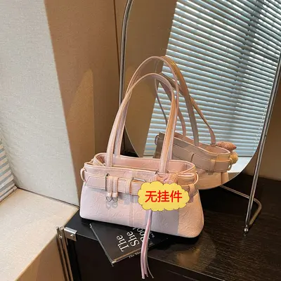 Women's Single Shoulder Bag, Solid Color Minimalist Commuter Design, Summer 2026 - 7