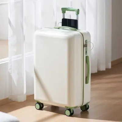 20 Inch Printed Carry-On Suitcase with Combination Lock, Lightweight and Durable - 9