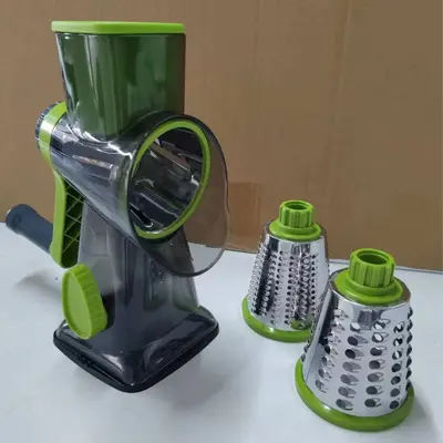 Sınır Ötesi Tambur Sebze Doğrayıcı Çok Fonksiyonlu Mucize Alet El Kurbağalı Ev Sebze Dilimleme Makinesi Havuç Çubuk Patates Çubuk Rendeleme Aleti - 13