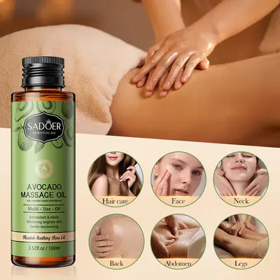 SADOER Olive Moisturizing Massage Base Oil - 5