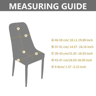 New Color Block Pineapple Chair Cover Curved Dining Chair Cover Four Season Universal Dustproof Elastic Thickened Chair Cover