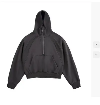 Thick Hooded Half-Zip Sweatshirt Jacket for Men and Women - 7