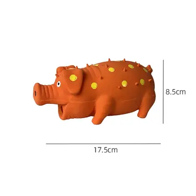 Hund Latex Quietsch-Igel Spielzeug Zahnreinigung - 11