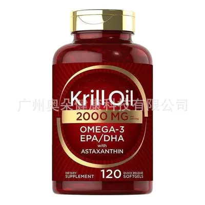 Krill Oil Softgel Capsules, Body Supplement - 7