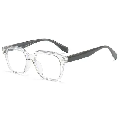 X1065 Square-Frame Blue-Light Blocking Plain Glasses, Ultra-Light