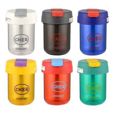 Kunststoffbecher für den Sommer im Großhandel, stilvolle tragbare Wasserflaschen für Herren und Damen, transparente Mini-Kunststoffbecher mit Strohhalmen für Kinder. - 6