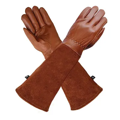 Sheepskin Gardening Gloves, Long Cuff, Puncture and Cut Resistant