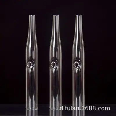 Blackhead Suction Glass Tubes, Round, Flat and Gourd Shaped - 6