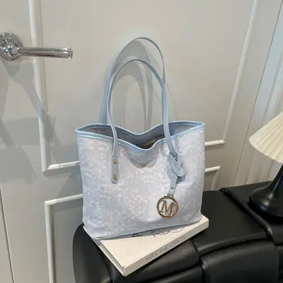 Women's Large Capacity Tote Bag, Versatile Single-Shoulder Bag - 4