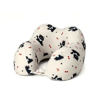 U-shaped neck pillow 10A antibacterial collapsible travel