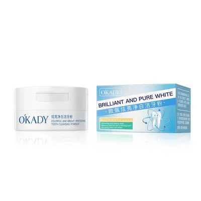 Oupei Pure White Tooth Cleaning Powder, Removes Tobacco Stains and Tartar