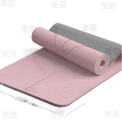 TPE-Yogamatte, verdickt, rutschfest, extra breit, Unisex - 5
