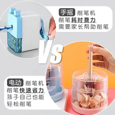 Huachi Electric Pencil Sharpener, Automatic, for Elementary Students