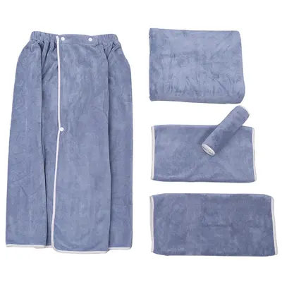 Schönheitssalon-Handtuch-Set mit Kopfwickeltuch und Bettauflage-Handtuch
