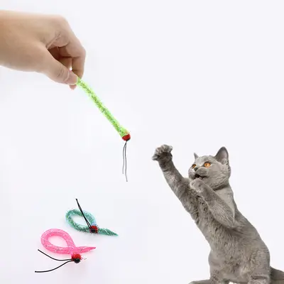 Gerçekçi Böcek Kedi Oyuncağı, Kendi Kendine Oynayan, DIY Tipi - 2
